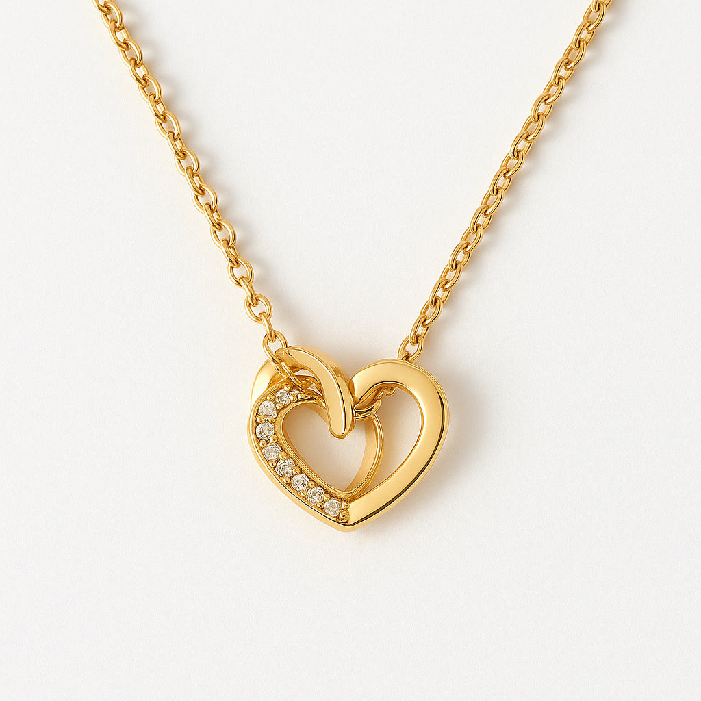 Heart Necklace - Love Cut