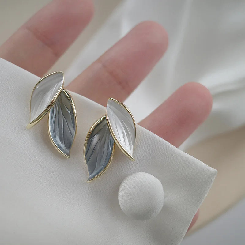 Earrings Plûme - Love Cut